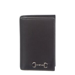 Gucci Horsebit Leather Wallet, Black